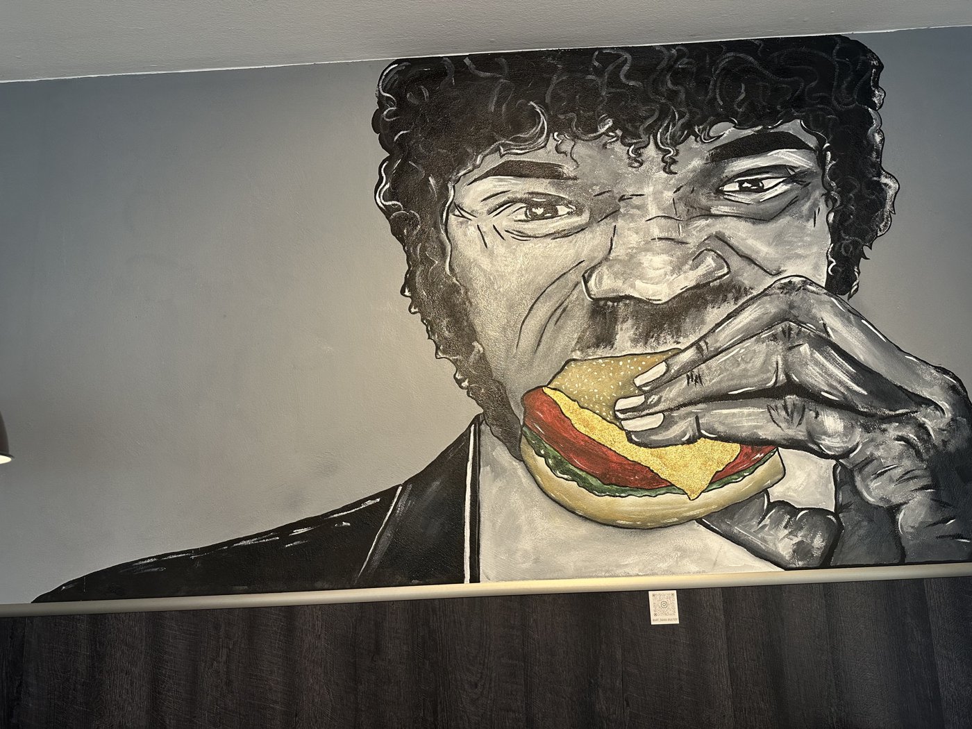 Wandbild bei Mr. Food, gemalt von Diana Wulfert, 2024